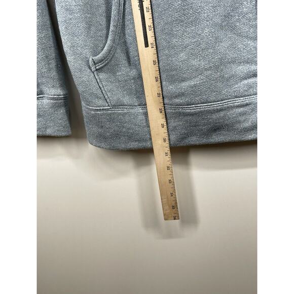 Quicksilver Waterman 1/4 Zip Sweater Mens Sz M Light Blue Pullover Sweatshirt - Picture 8 of 12